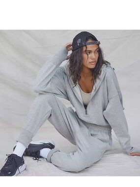 FP Movement x Hatch Warm Up Jumpsuit Heather Grey Size XS & SM $148 Retail NWT